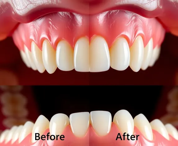 dental bridge before and