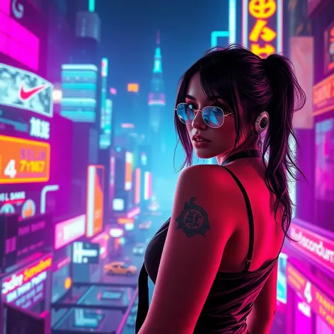 cyberpunk sandra