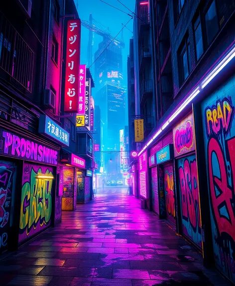 spray paint cyberpunk