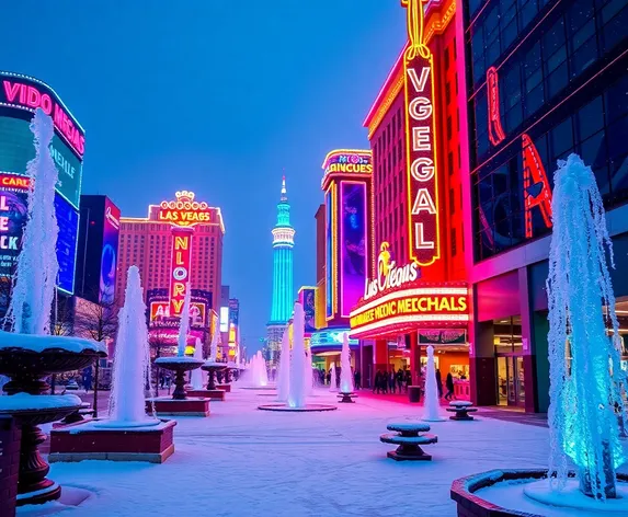 las vegas snow