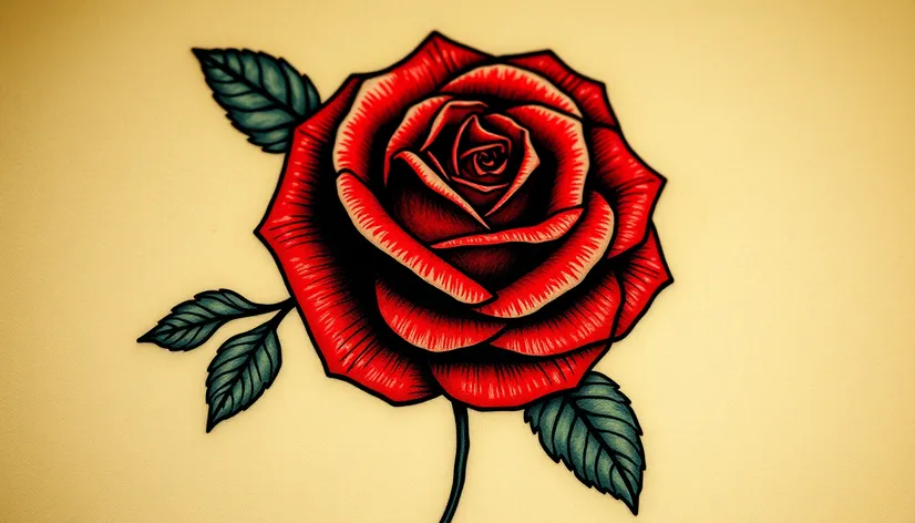 tattoo rose and name