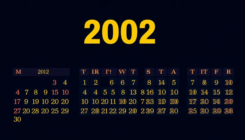 2002 calendar