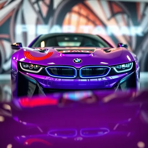 bmw i8 purple