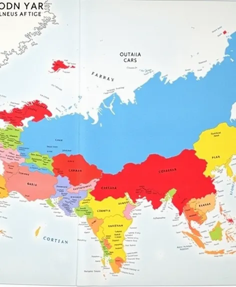 map of cold war