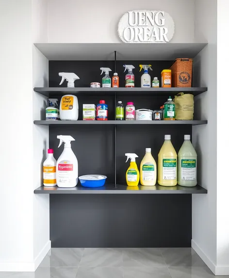 cleaning supplies organizer