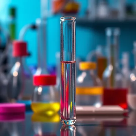 small glass science tube