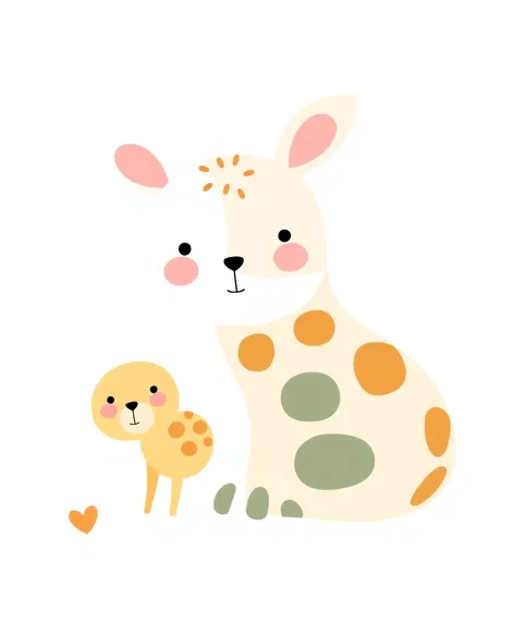 animal drawings cute and