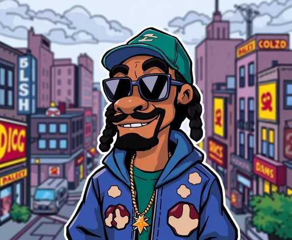 snoop dogg cartoon character