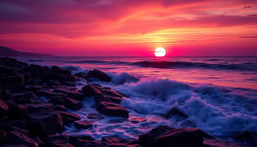 purple sunset pictures