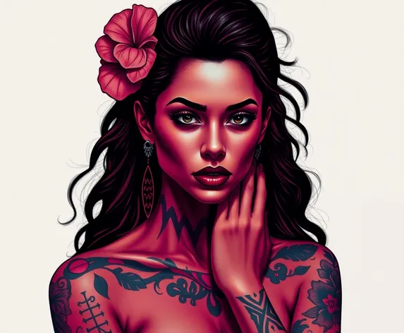 images of tattooed women