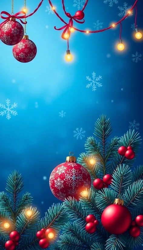 blue christmas background