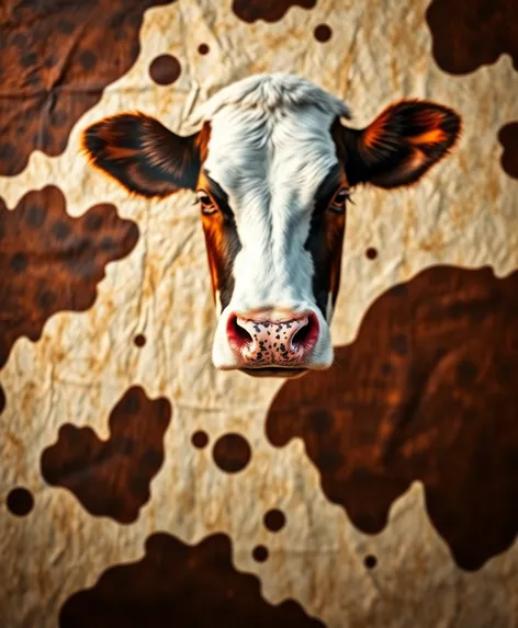 cow print background