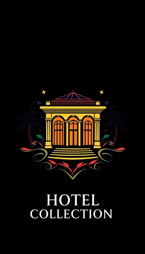 hotel collection logo vector