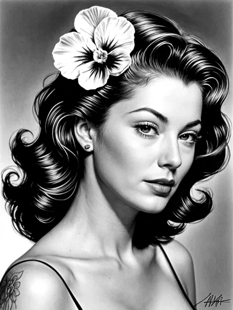 ava gardner pansies in