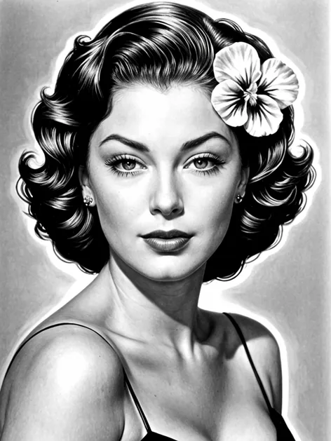 ava gardner pansies in