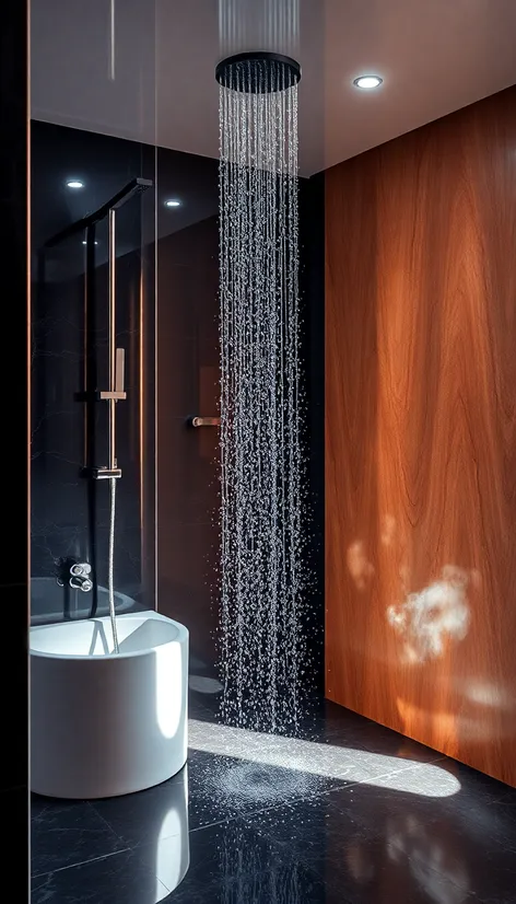 modern showers