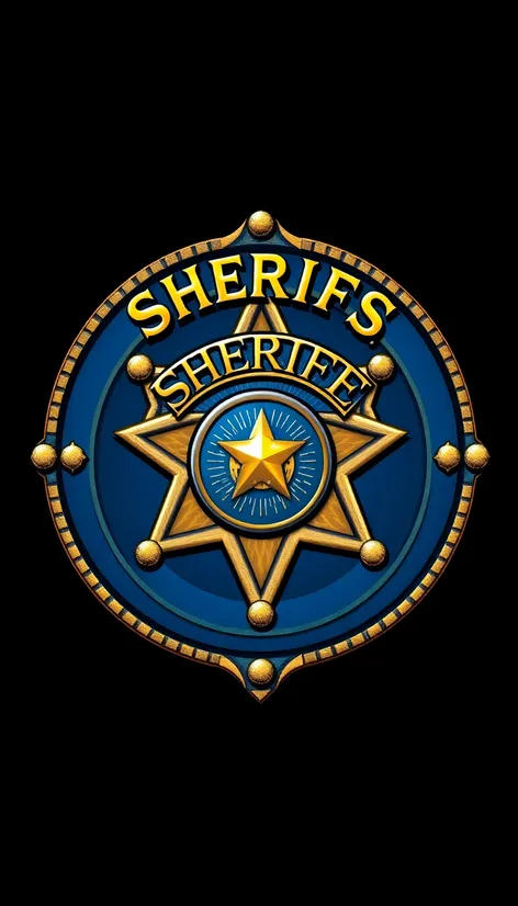 printable sheriffs badge realistic