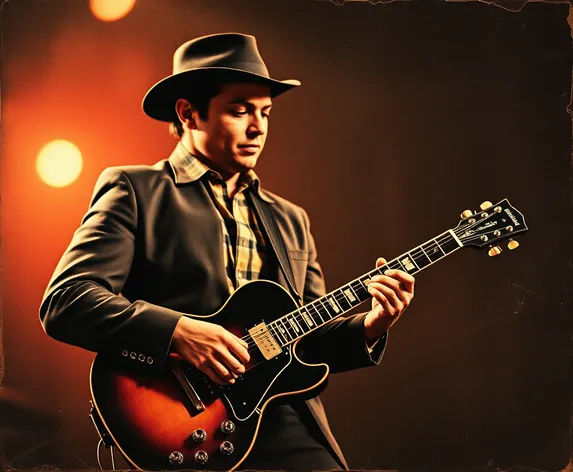 blues guitarist cd template