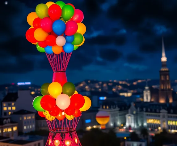 balloon tower