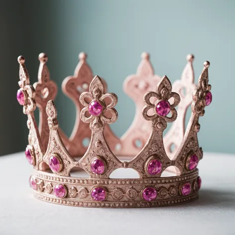 pink detailed kings crown