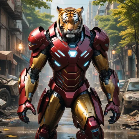 Tigers wite iron man