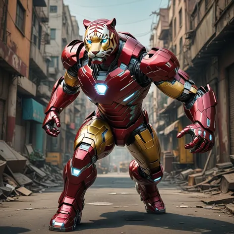 Tigers wite iron man