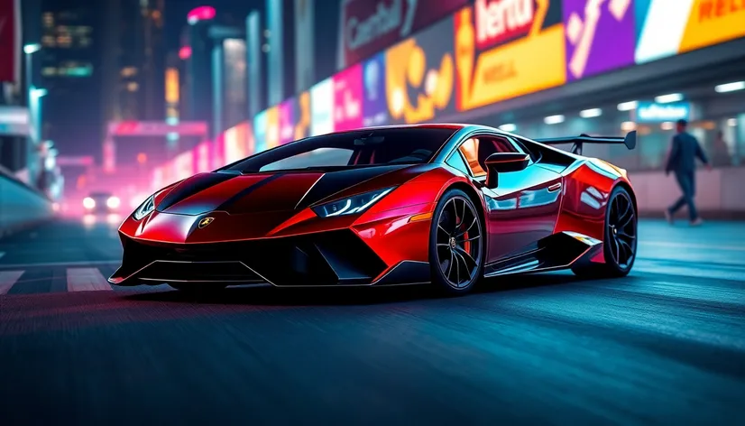 lambo drawing