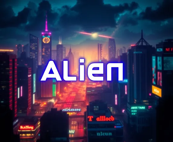 alien font