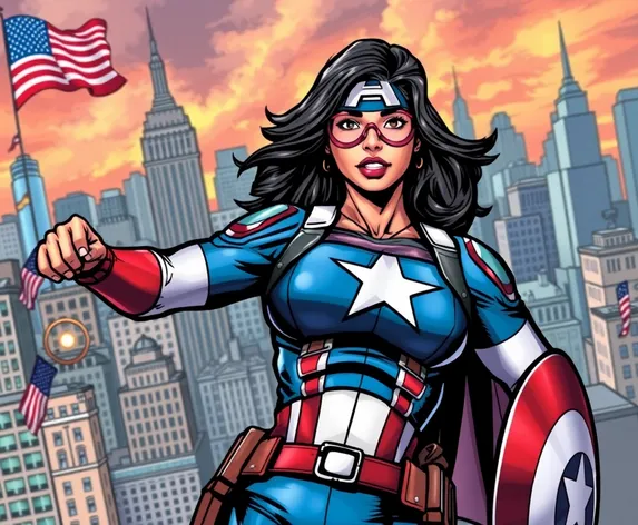 kamala harris captain america