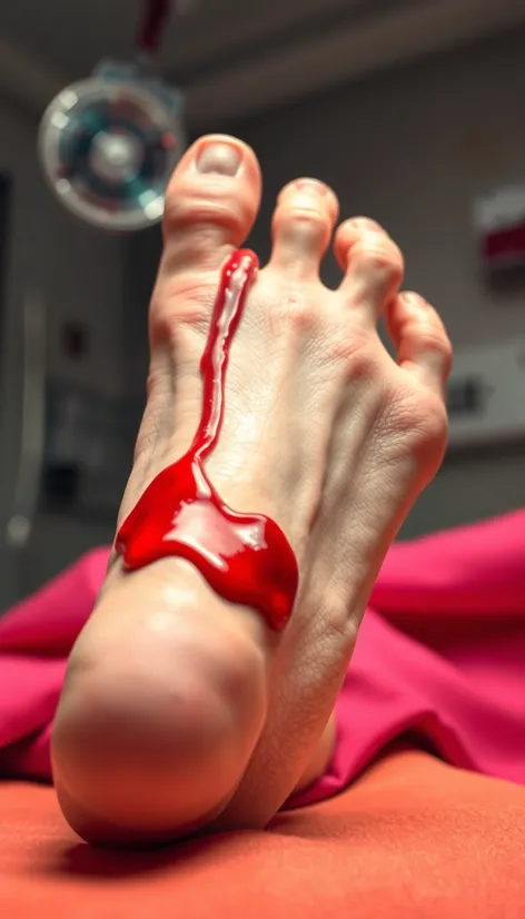 blood clot in toe