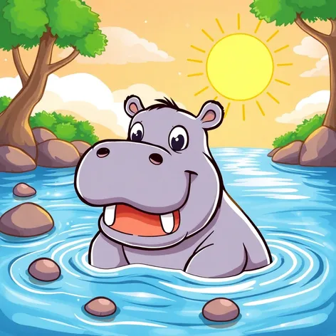 hippo clipart