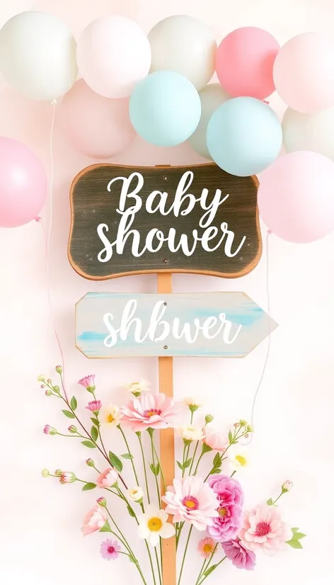 baby shower signs