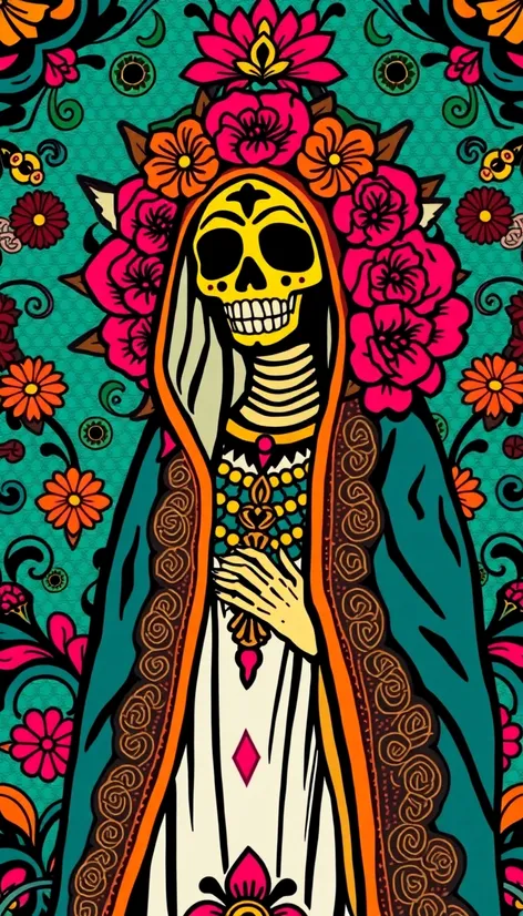 santa muerte wallpaper