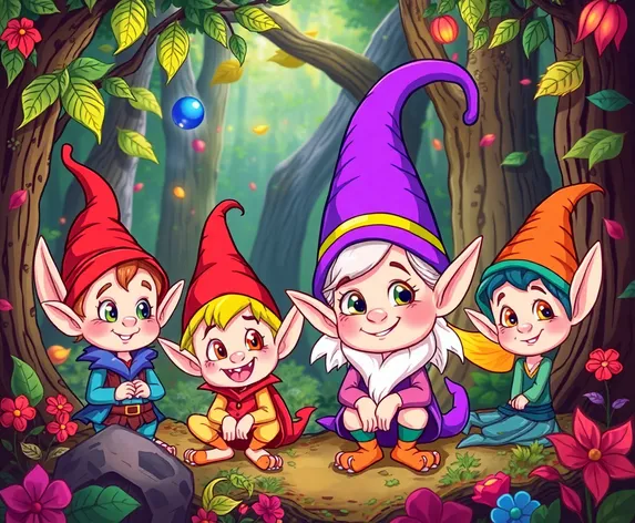 cartoon elves