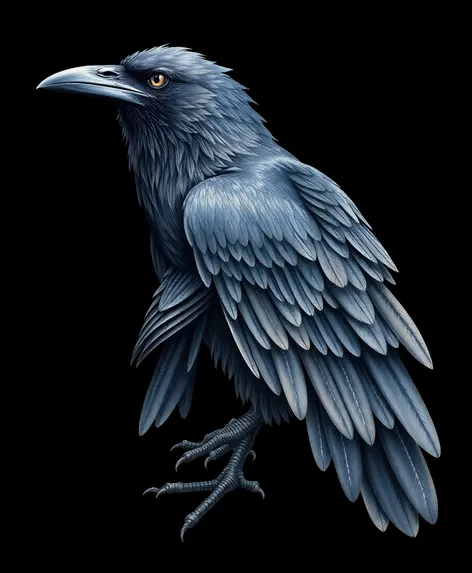 crow drawings png