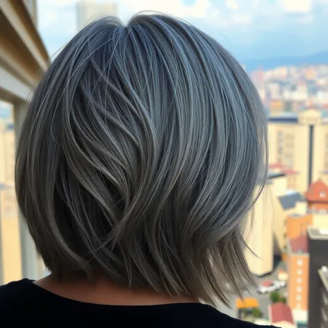 ash gray hair color