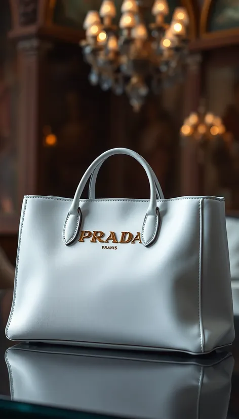 prada white bag