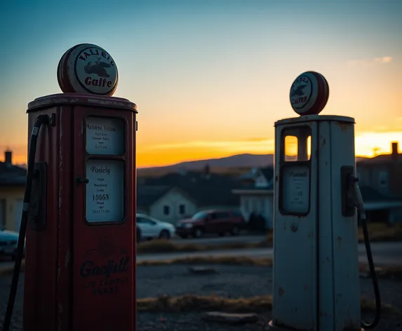 old visible gas pumps