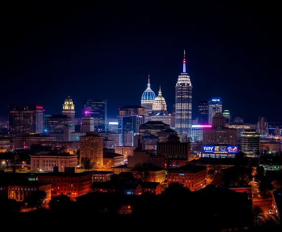 nebraska skyline night