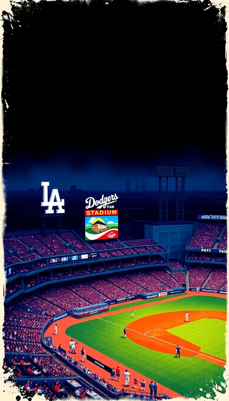 dodgers stadium posters for