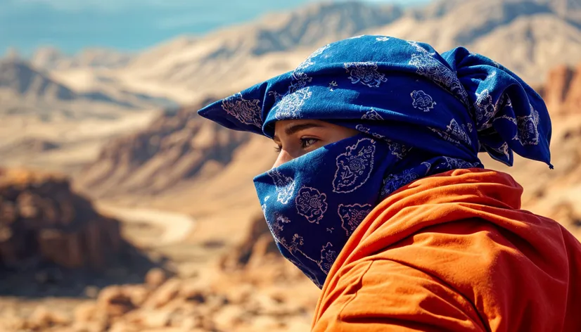 blue bandana