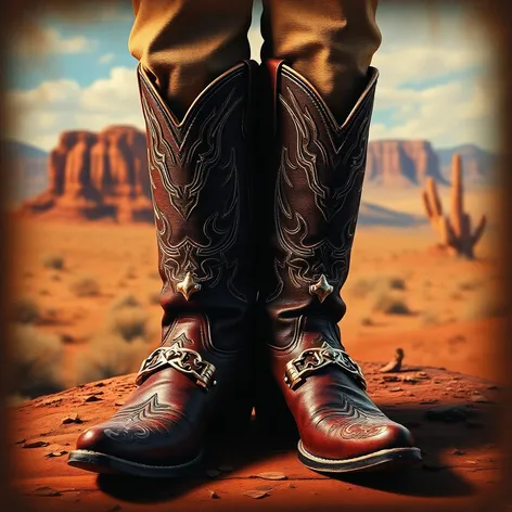 cowboy boots with spurs