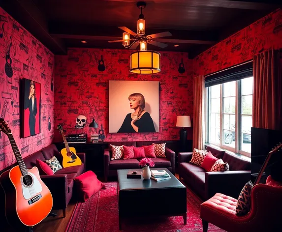 taylor swift themed rooms