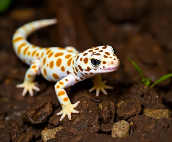 albino leopard gecko