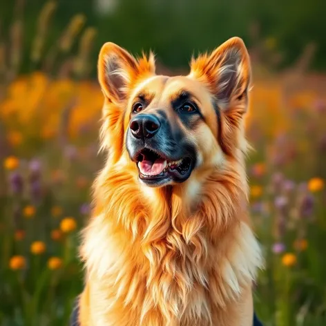 golden german shepherd