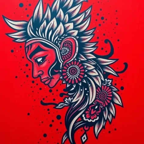 red indian tattoo ideas