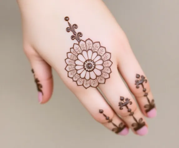 easy mehndi design