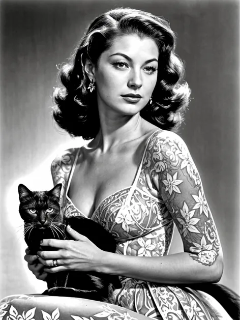 1940s ava gardner with