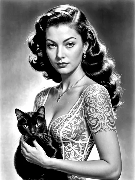 1940s ava gardner with