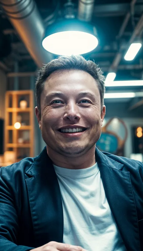 elon musk smile